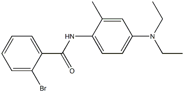 2-bromo-N-[4-(diethylamino)-2-methylphenyl]benzamide Struktur