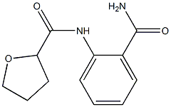 N-(2-carbamoylphenyl)oxolane-2-carboxamide Struktur