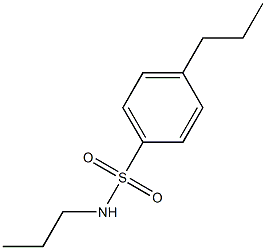 N,4-dipropylbenzenesulfonamide Structure