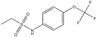 N-[4-(trifluoromethoxy)phenyl]ethanesulfonamide Structure