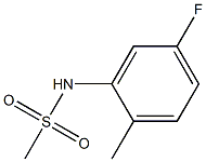 N-(5-fluoro-2-methylphenyl)methanesulfonamide Structure