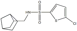 N-(3-bicyclo[2.2.1]heptanylmethyl)-5-chlorothiophene-2-sulfonamide Structure
