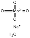 Sodium molybdate(VI) dihydrate Struktur
