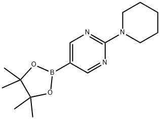 2-(哌啶-1-基)嘧啶-5-硼酸嚬哪醇酯, 1015242-08-6, 結(jié)構(gòu)式