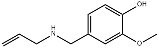 2-methoxy-4-[(prop-2-en-1-ylamino)methyl]phenol Struktur