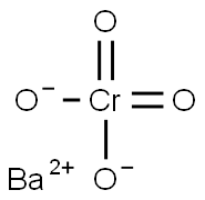 Barium chromate(VI) Struktur