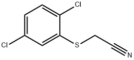 2-[(2,5-dichlorophenyl)sulfanyl]acetonitrile Struktur