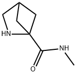 2-Azabicyclo[2.1.1]hexane-1-carboxamide,N-methyl-(9CI) Struktur