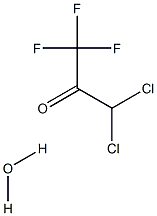 3,3-Dichloro-1,1,1-trifluoroacetone hydrate Struktur