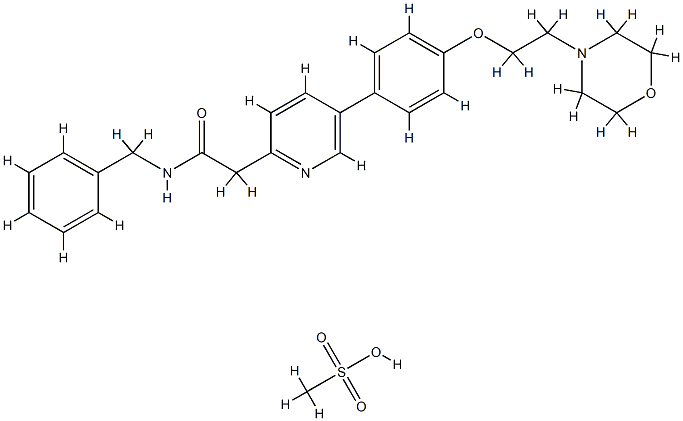 KX2-391 (Mesylate) Struktur