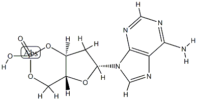 2'-deoxy cyclic AMP Struktur