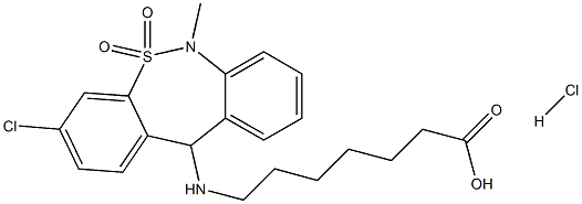 噻奈普汀鹽酸鹽 結(jié)構(gòu)式