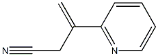 2-Pyridinepropanenitrile,beta-methylene-(9CI) Struktur