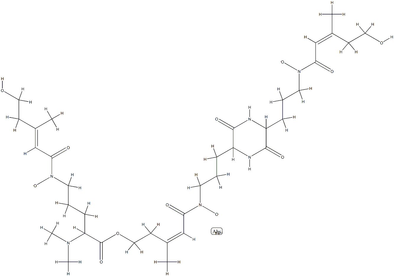 N(alpha)-dimethylcoprogen Struktur