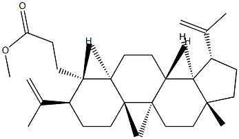 3,4-Secolupa-4(23),20(29)-dien-3-oic acid methyl ester Struktur