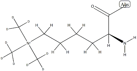 Nε,Nε,Nε-TriMethyllysine-d9 Struktur