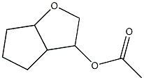2H-Cyclopenta[b]furan-3-ol,hexahydro-,acetate,(3-alpha-,3a-alpha-,6a-alpha-)-(9CI) Struktur