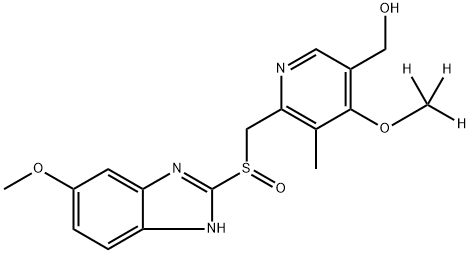 5-Hydroxy OMeprazole-(Pyridyl)-d3 Struktur