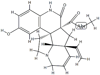 10-Hydroxyscandine Struktur