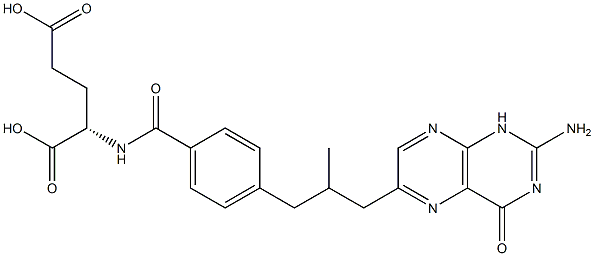 10-Methyl-11-deazahomofolic acid Struktur