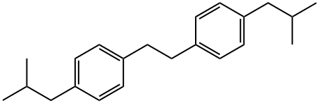 1,1'-(1,2-Ethanediyl)bis[4-(2-Methylpropyl)benzene Struktur