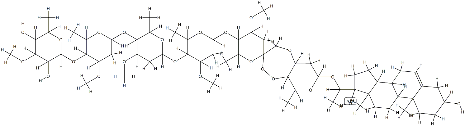 periplocoside F, 119902-17-9, 結(jié)構(gòu)式