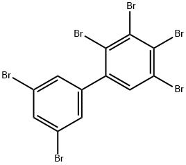 2,3,34,5,5HexabroMobiphenyl Struktur