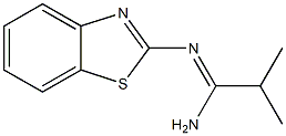 2-Benzothiazolamine,N-[(1-methylethyl)carbonimidoyl]-(9CI) Struktur