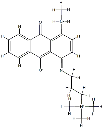陽(yáng)離子藍(lán) FGL 結(jié)構(gòu)式