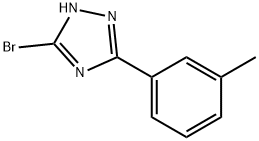 3-bromo-5-(3-methylphenyl)-1H-1,2,4-triazole(SALTDATA: FREE)|3-溴-5-(間甲苯基)-1H-1,2,4-三唑