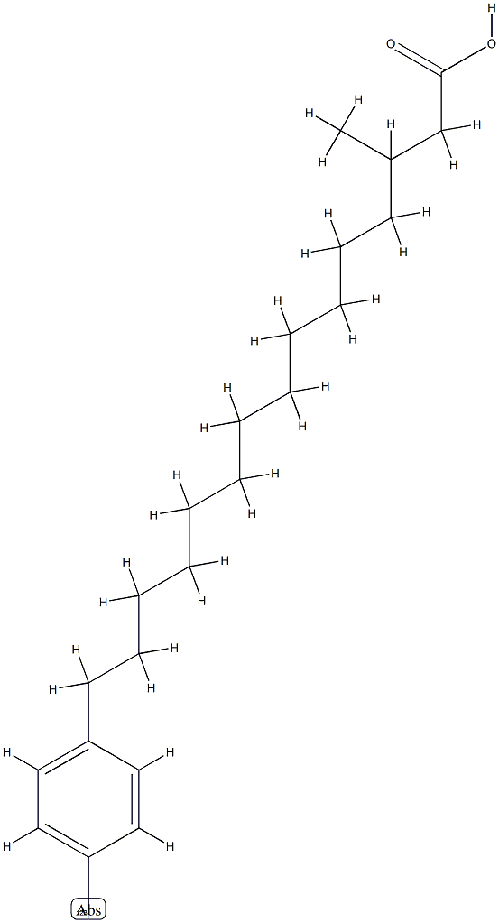 15-[4-(~123~I)iodophenyl]-3-Methylpentadecanoic acid Struktur