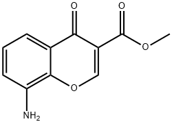 8-Amino-4-oxo-4H-chromene-3-carboxylic acid methyl ester Structure