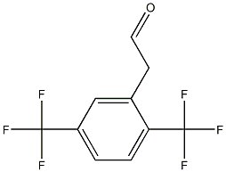 2-(2,5-bis(trifluoromethyl)phenyl)acetaldehyde Structure