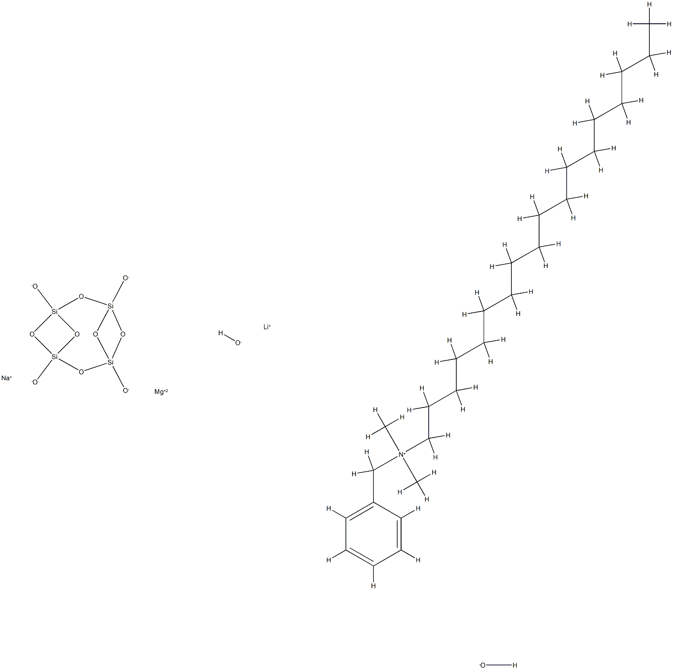 STEARALKONIUM HECTORITE Structure