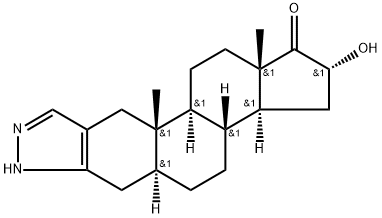 16α-Hydroxyprostanozol-17-ketone Struktur