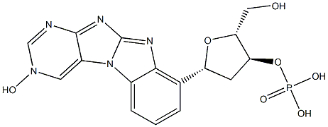 3'-hydroxy-1,N(6)-benzetheno-2'-deoxyadenosine 3'-phosphate Struktur