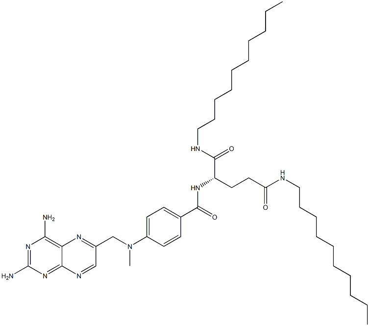 methotrexate-N,N'-bis(decylamide) Struktur