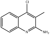 2-Quinolinamine, 4-chloro-3-methyl- Struktur