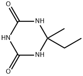 1,3,5-Triazine-2,4(1H,3H)-dione,6-ethyldihydro-6-methyl-(9CI) Struktur