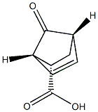 Bicyclo[2.2.1]hept-5-ene-2-carboxylic acid, 7-oxo-, (1R,2R,4R)-rel- (9CI) Struktur