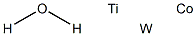 Cobalt titanium tungsten oxide ((Co,Ti,W)O2) Struktur