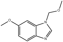 1H-Benzimidazole,6-methoxy-1-(methoxymethyl)-(9CI) Struktur