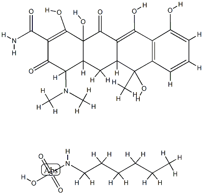 tetracycline hexylsulfamate Struktur
