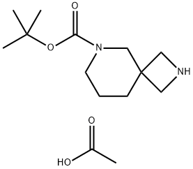 Tert-Butyl2,6-Diazaspiro[3.5]Nonane-6-Carboxylate Acetate(WX100007S7) Struktur