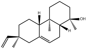 (13S)-18-Norpimara-7,15-dien-4α-ol Struktur