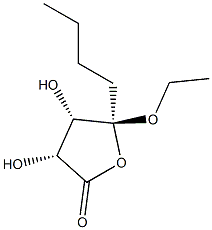 2(3H)-Furanone,5-butyl-5-ethoxydihydro-3,4-dihydroxy-,[3R-(3alpha,4alpha,5bta)]-(9CI) Struktur
