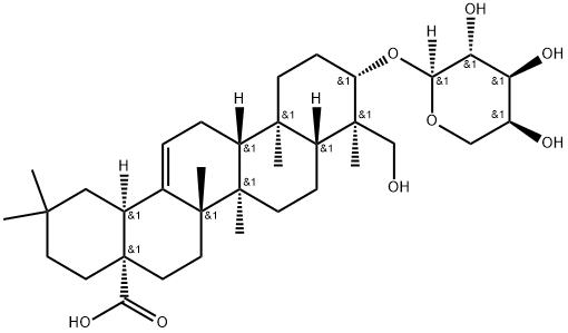 葳巖仙皂苷 A, 17184-21-3, 結(jié)構(gòu)式