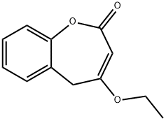 1-Benzoxepin-2(5H)-one,4-ethoxy-(9CI) Struktur