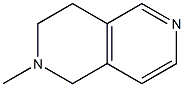 2,6-Naphthyridine,1,2,3,4-tetrahydro-2-methyl-(9CI) Struktur