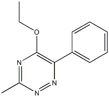 1,2,4-Triazine,5-ethoxy-3-methyl-6-phenyl-(9CI) Struktur